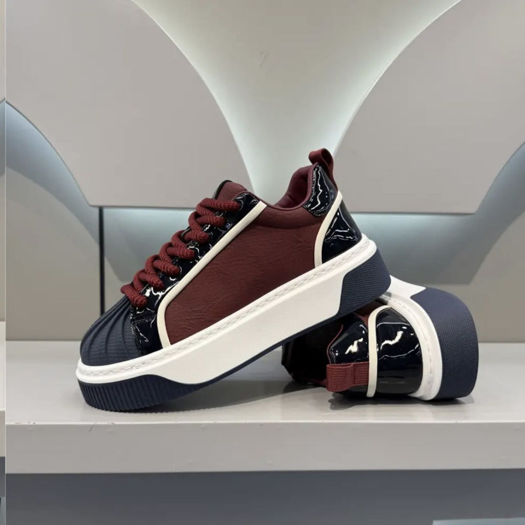 Chaussures de plate-forme de sport décontracté plus grande pour hommes