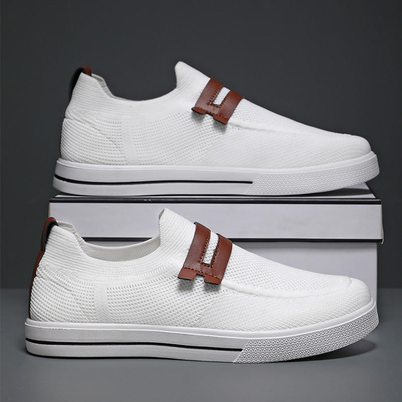 Chaussure casual respirante d'été homme doux élastique Mesh léger