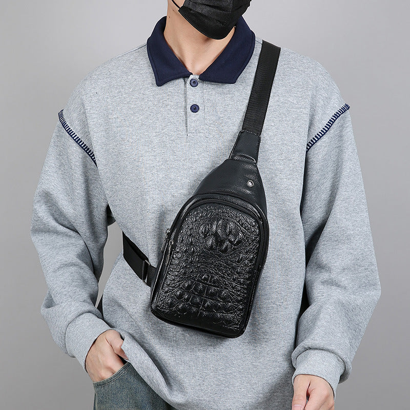 Hommes Fashionable sac de poitrine Business Commute Crossbody Style