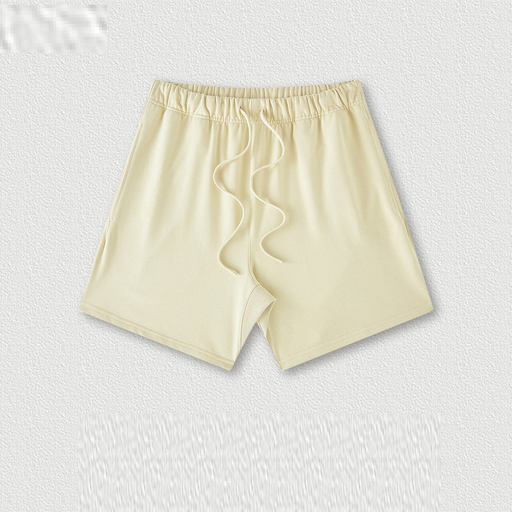 Couleur de la Terre Style de base Short en coton moyen et grand pour enfants