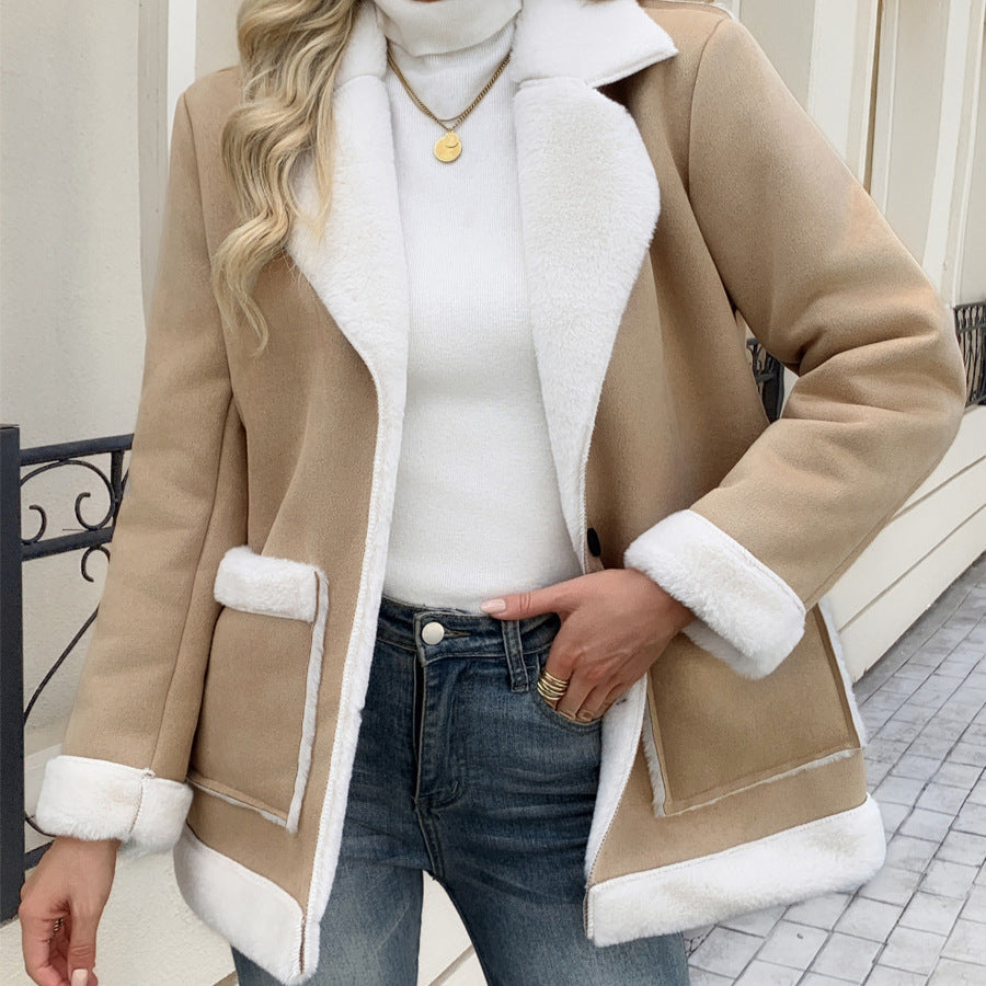 Veste polaire Un manteau chaud et occasionnel