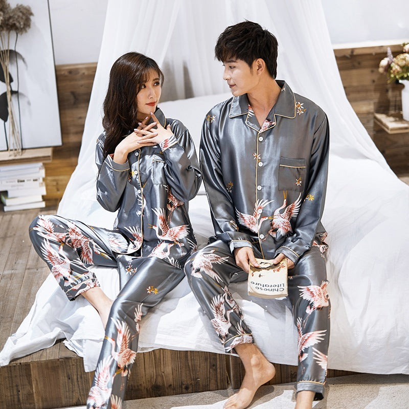 Ensemble de pyjama à manches longues Casual Cardigan Unisex