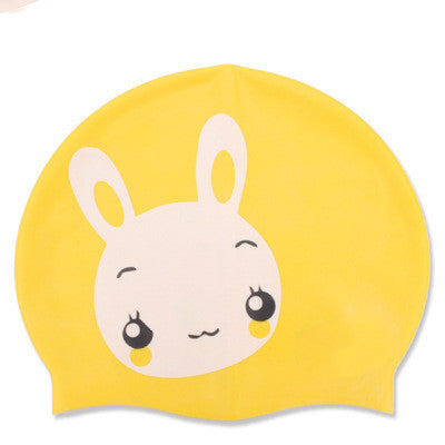 Silicone Cap de natation pour enfants Cute Caricature
