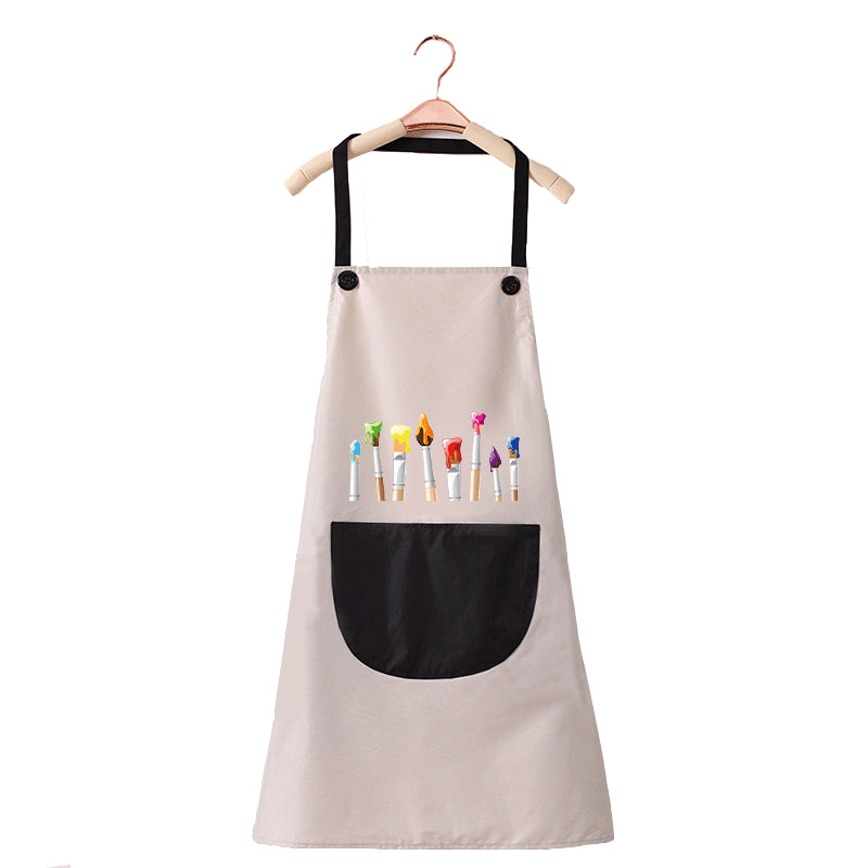Peinture fille imperméable cuisine enfants Tablier