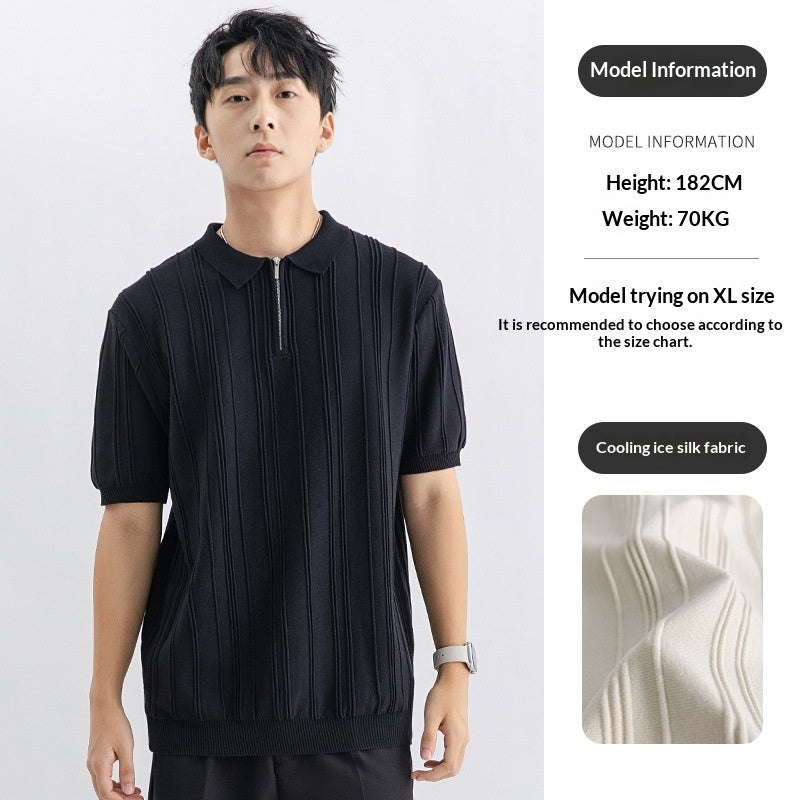Polo Homme d'affaires T-shirt manches courtes