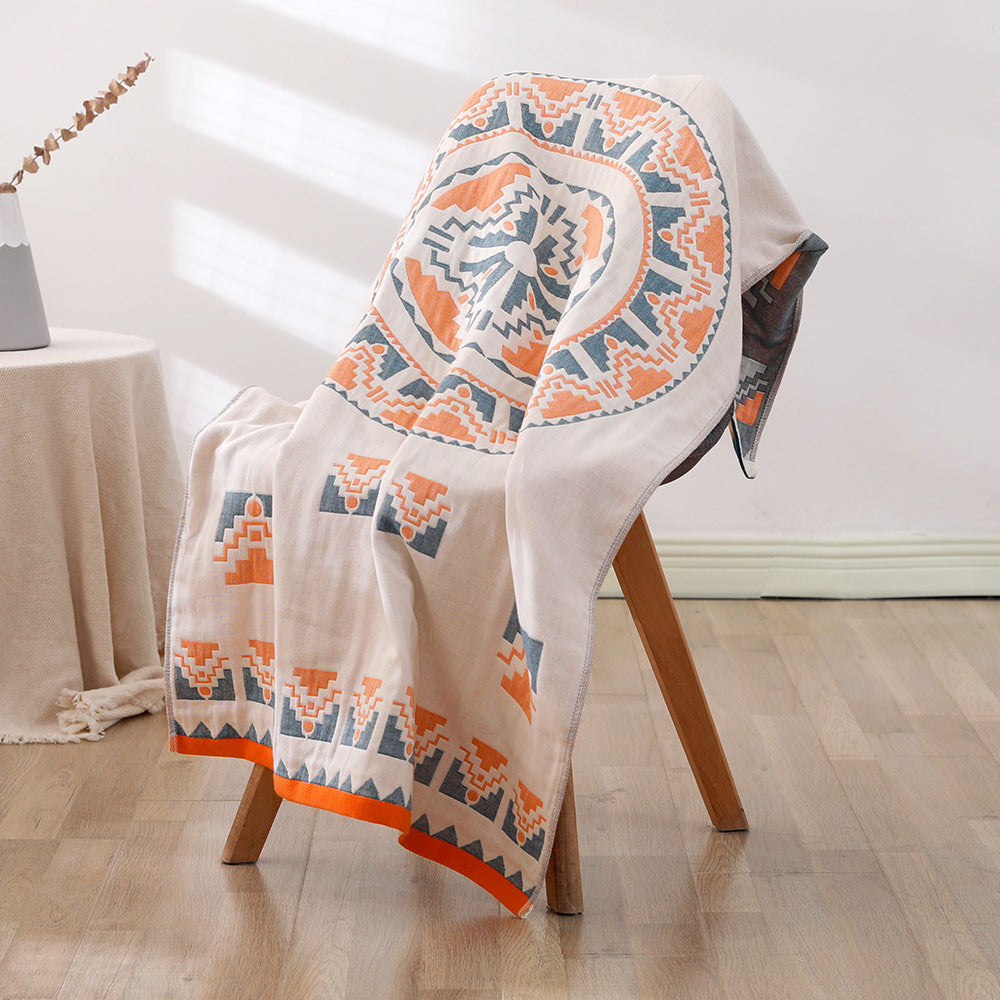 Serviette de bain en coton Gauze à quatre couches
