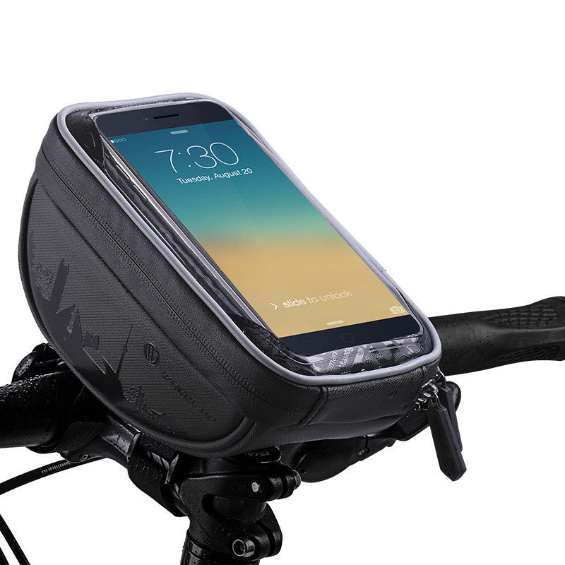 Sac à vélo, sac de téléphone à écran tactile, sac de vélo de montagne avant, sac de vélo, poignée