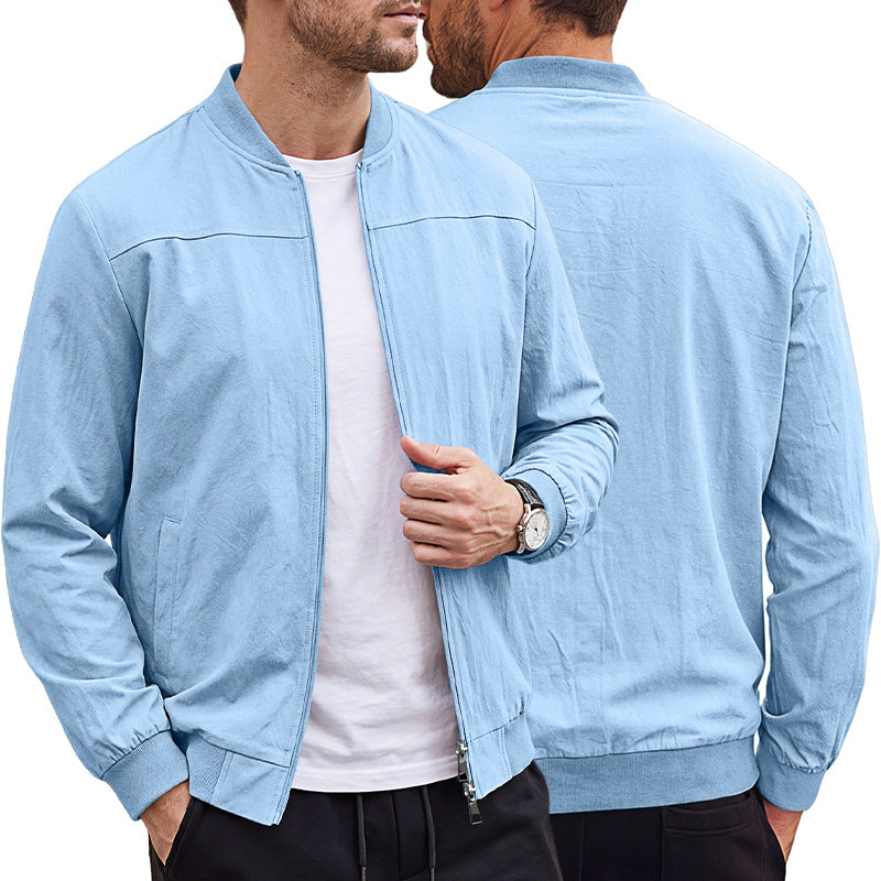 Veste de baseball pour hommes avec veste de sport zipper