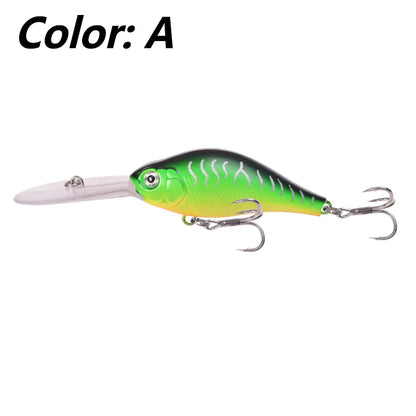 Floating Rock Little Fat Man Deep Diving Long Tongue Board Mino Lure