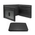 Portefeuille anti-magnétique mince pour hommes Wallet spécial en fibre de carbone Dollar multi cartes