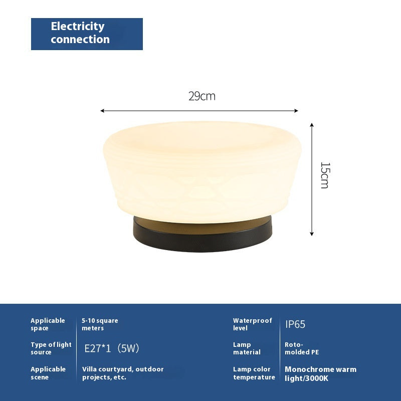 Lampe murale solaire minimaliste moderne