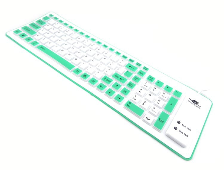 Étanche à pliage Et le clavier en silicone anti-poussière