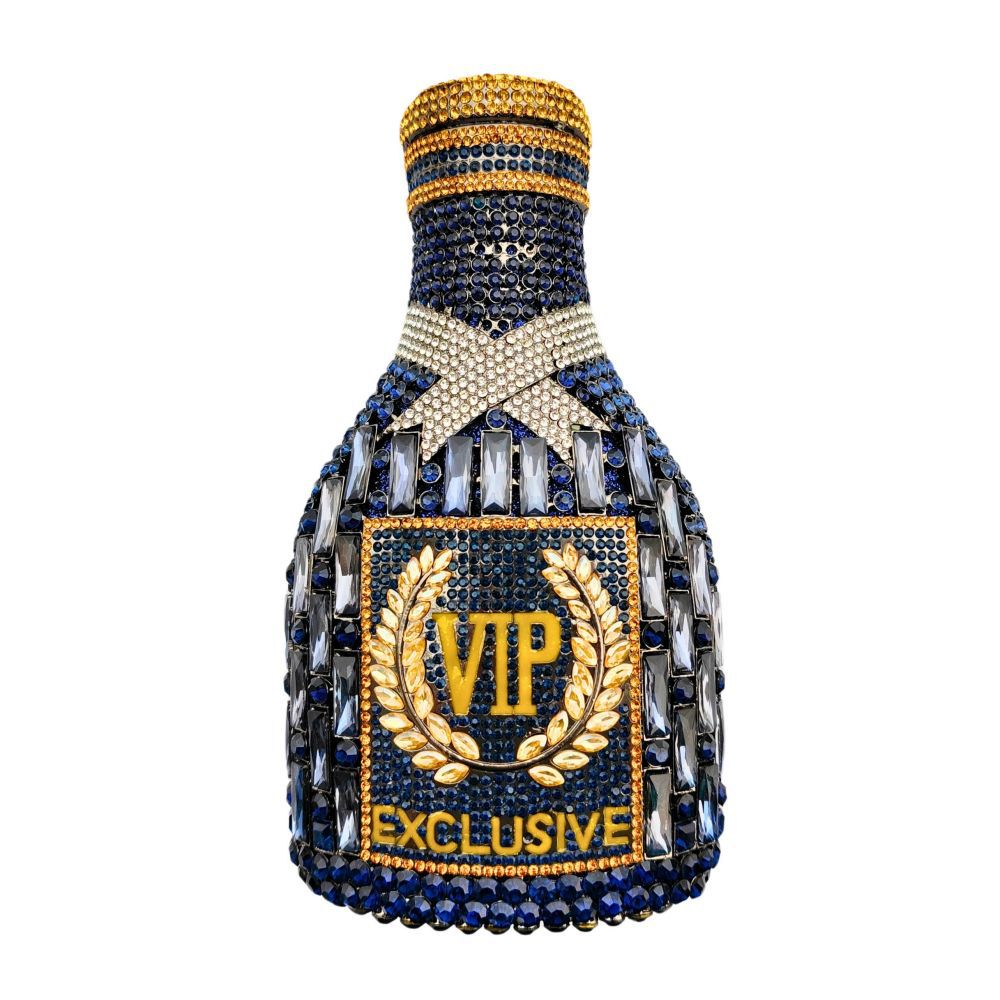 Champagne Bouteille Diamond Hand Holding Sac de dîner