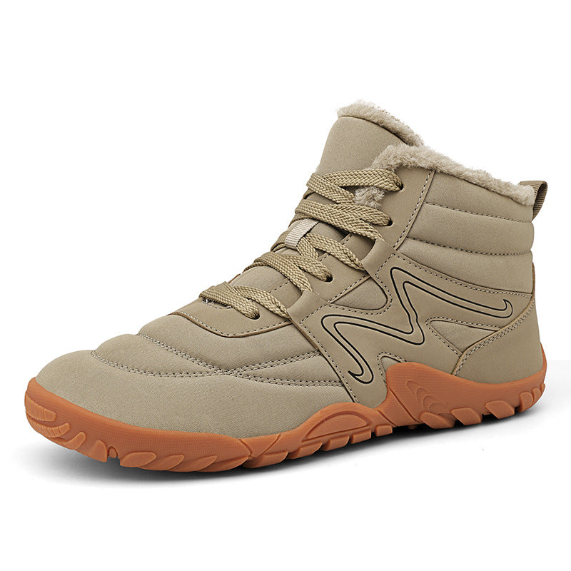Bottes de neige chaudes d'hiver et en peluche pour hommes