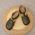 Sandales Retro Woven Chunky-heel pour femmes
