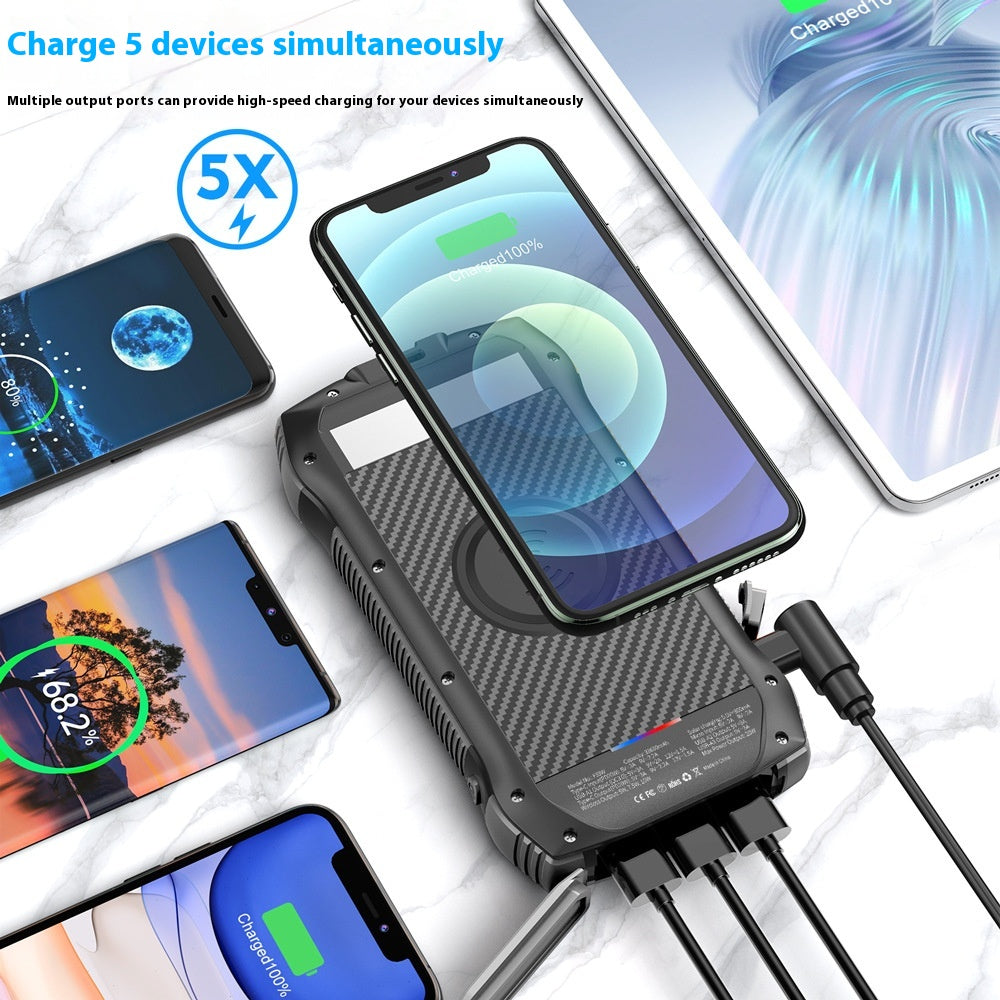 Outdoor Waterproof Portable Power Supply Emergency LED