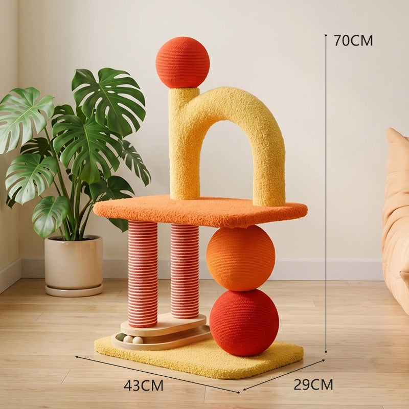 Arbre de chat, Lit de chat, Cadre de craquage, Poteau de craquage de chat, Cadre de chat, Cat T