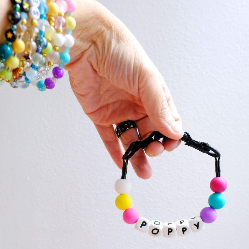 Pet Perled nom collier avec bracelet ensemble collier de chien personnalisé avec perles bricolage nom chien lettre