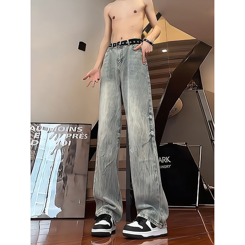 Slimming, Jambe droite Pantalons minces style vintage légèrement évasés