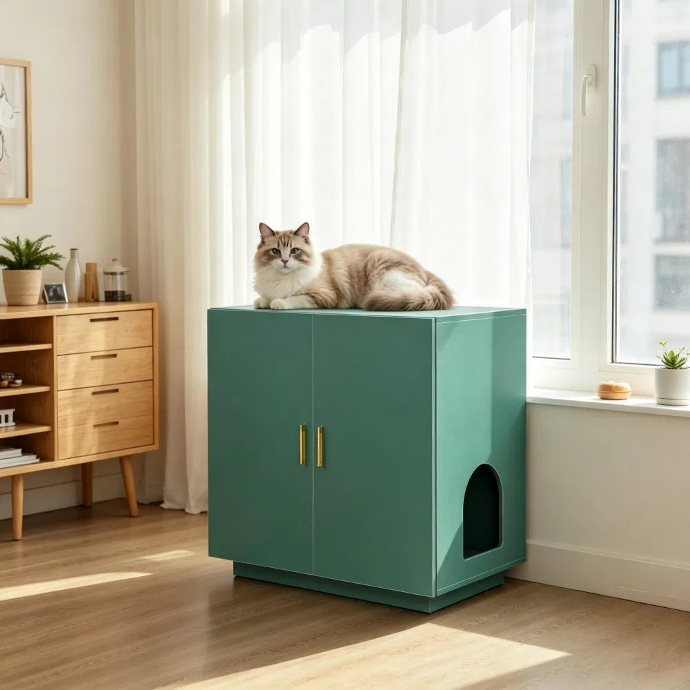Armoire en bois pour chats