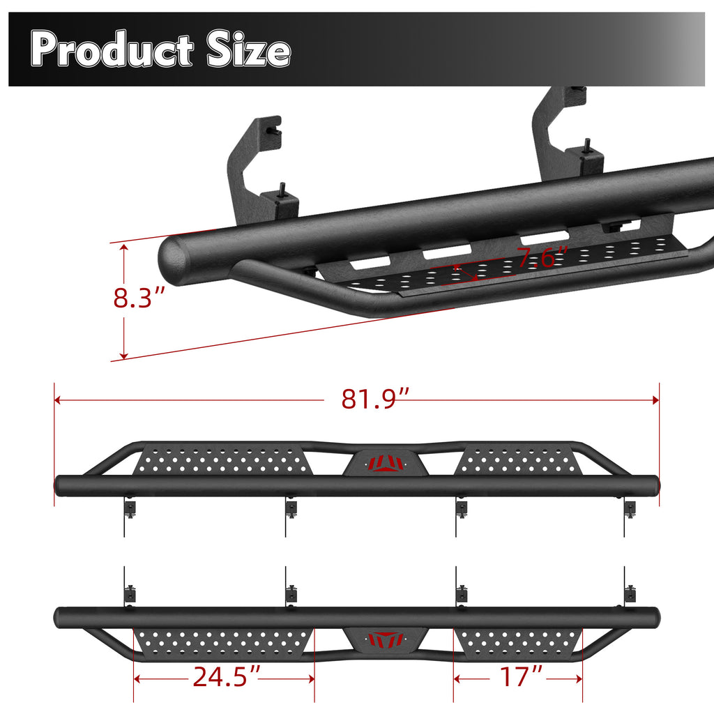 Conseils de course de cabine compatibles pour 2019- Chevy Silverado & GMC Sierra 1500/2020- Chevrolet
