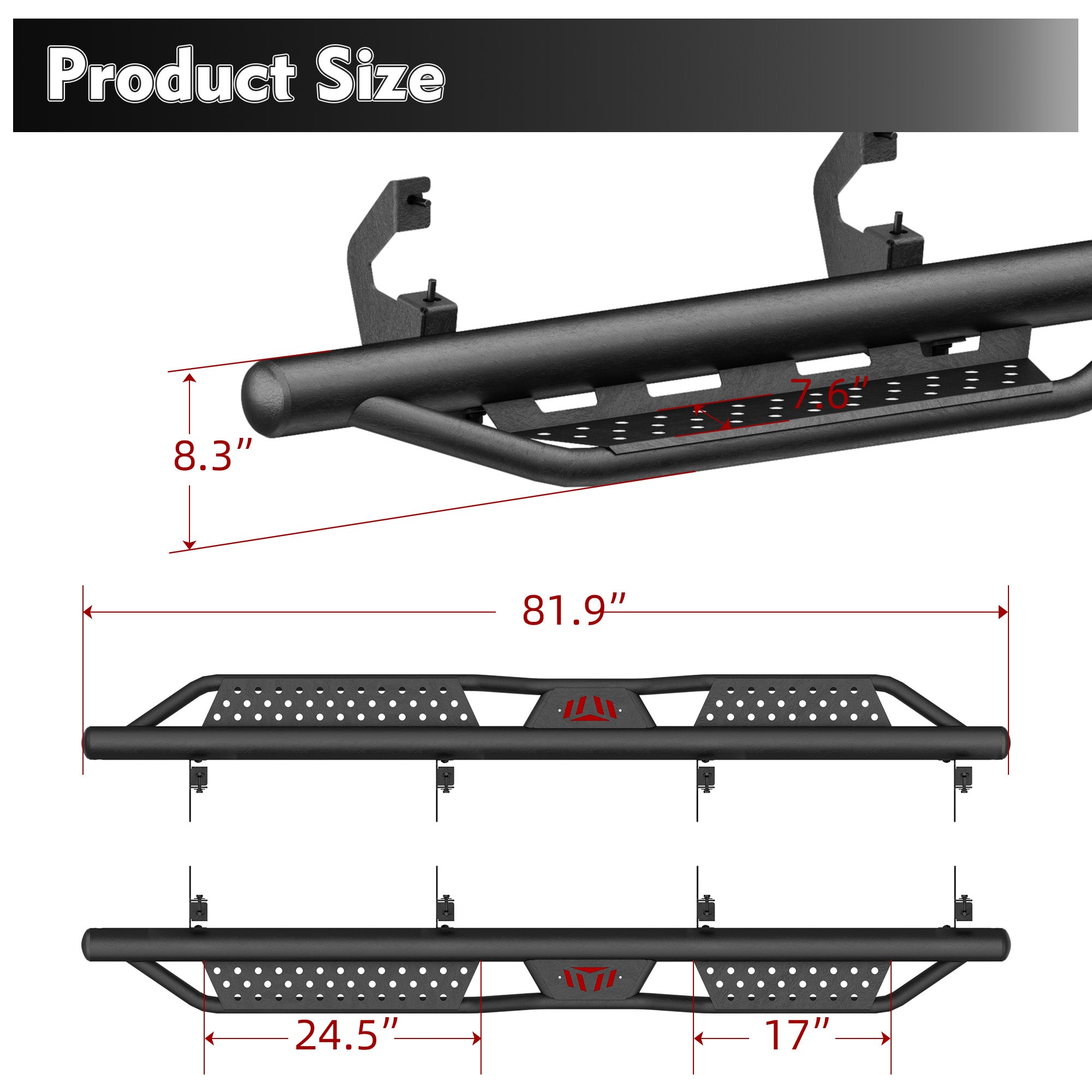 Conseils de course de cabine compatibles pour 2019- Chevy Silverado & GMC Sierra 1500/2020- Chevrolet