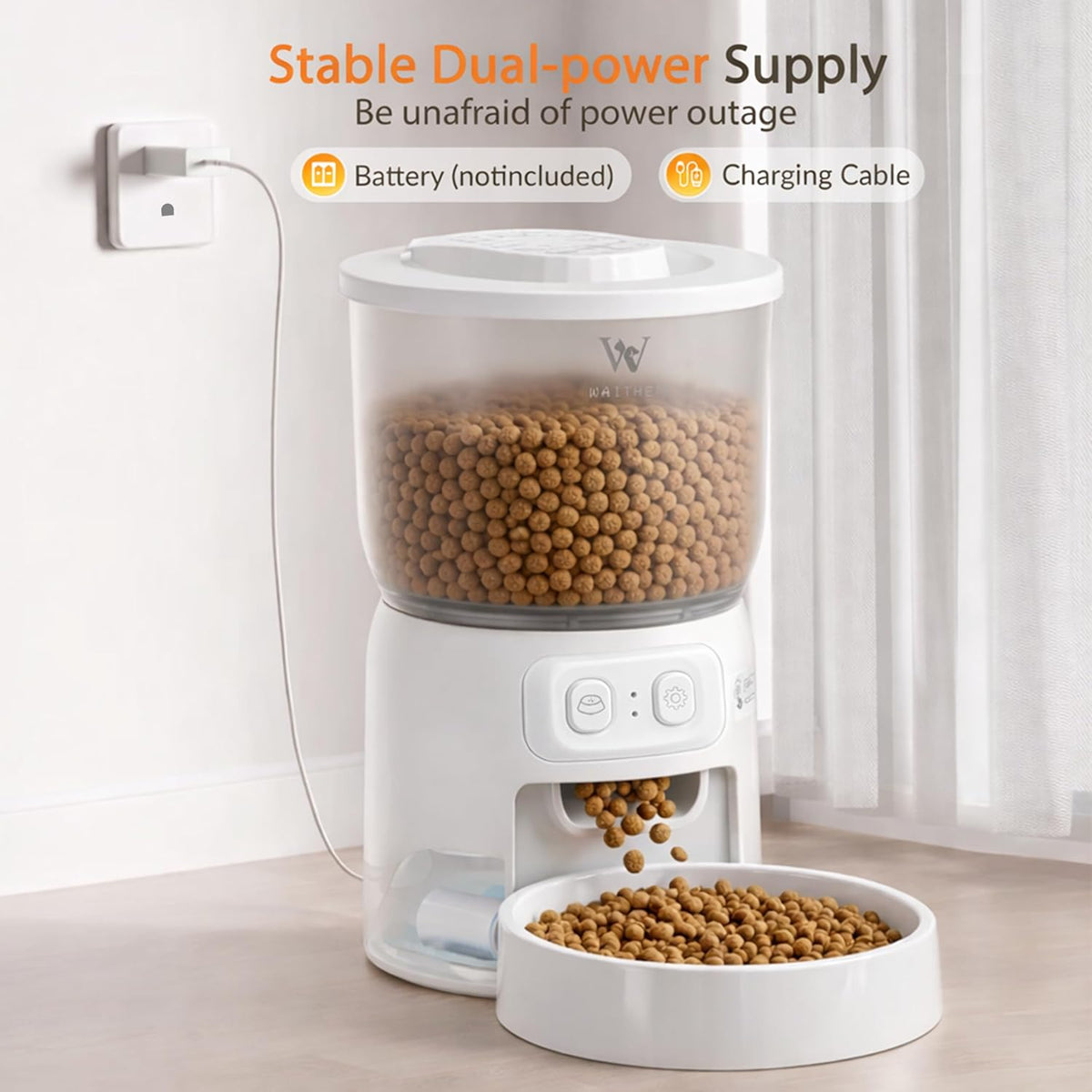 Wi-Fi Waithem Automatic Cat Feeder