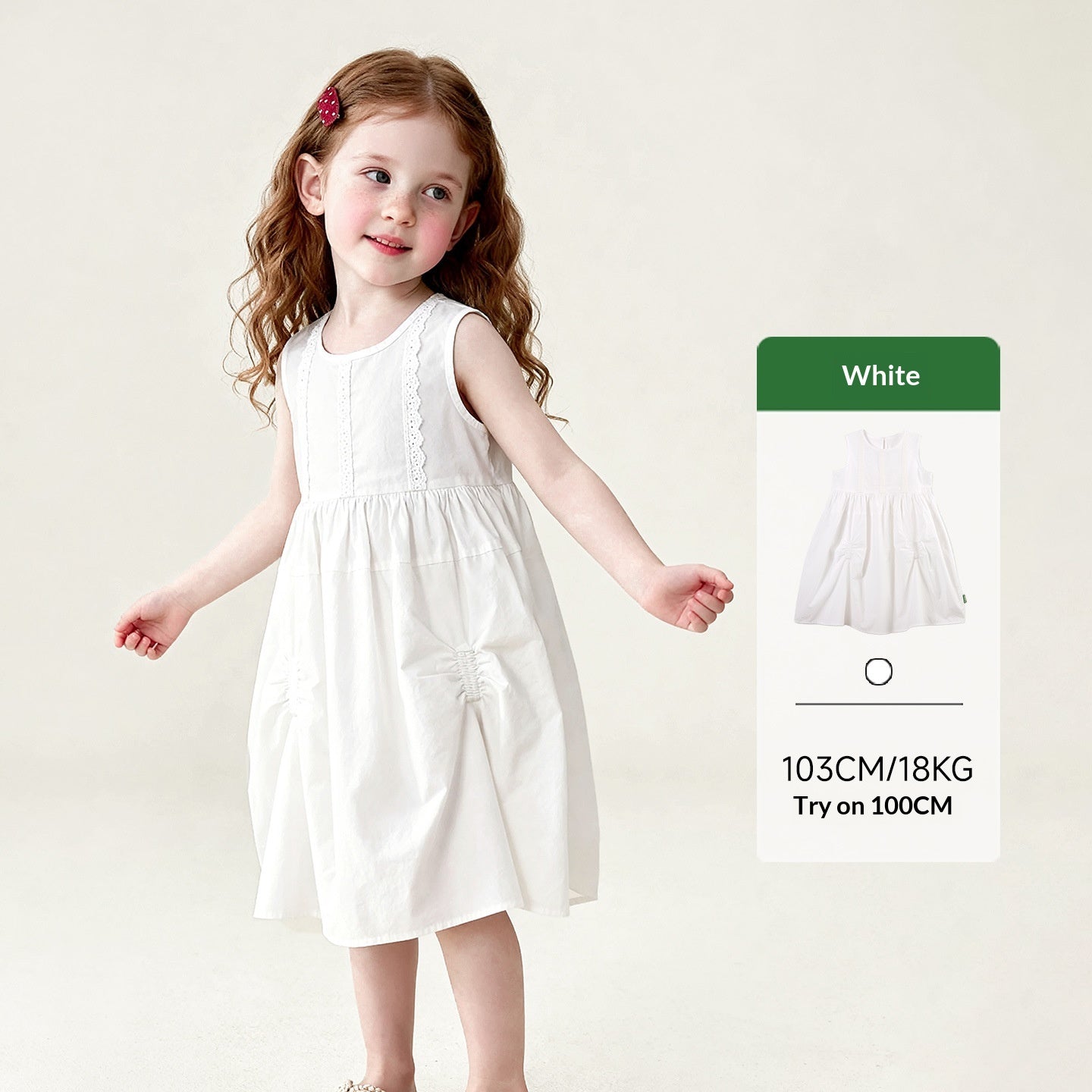 Robe de Veste en Dentelle Ruched pour filles