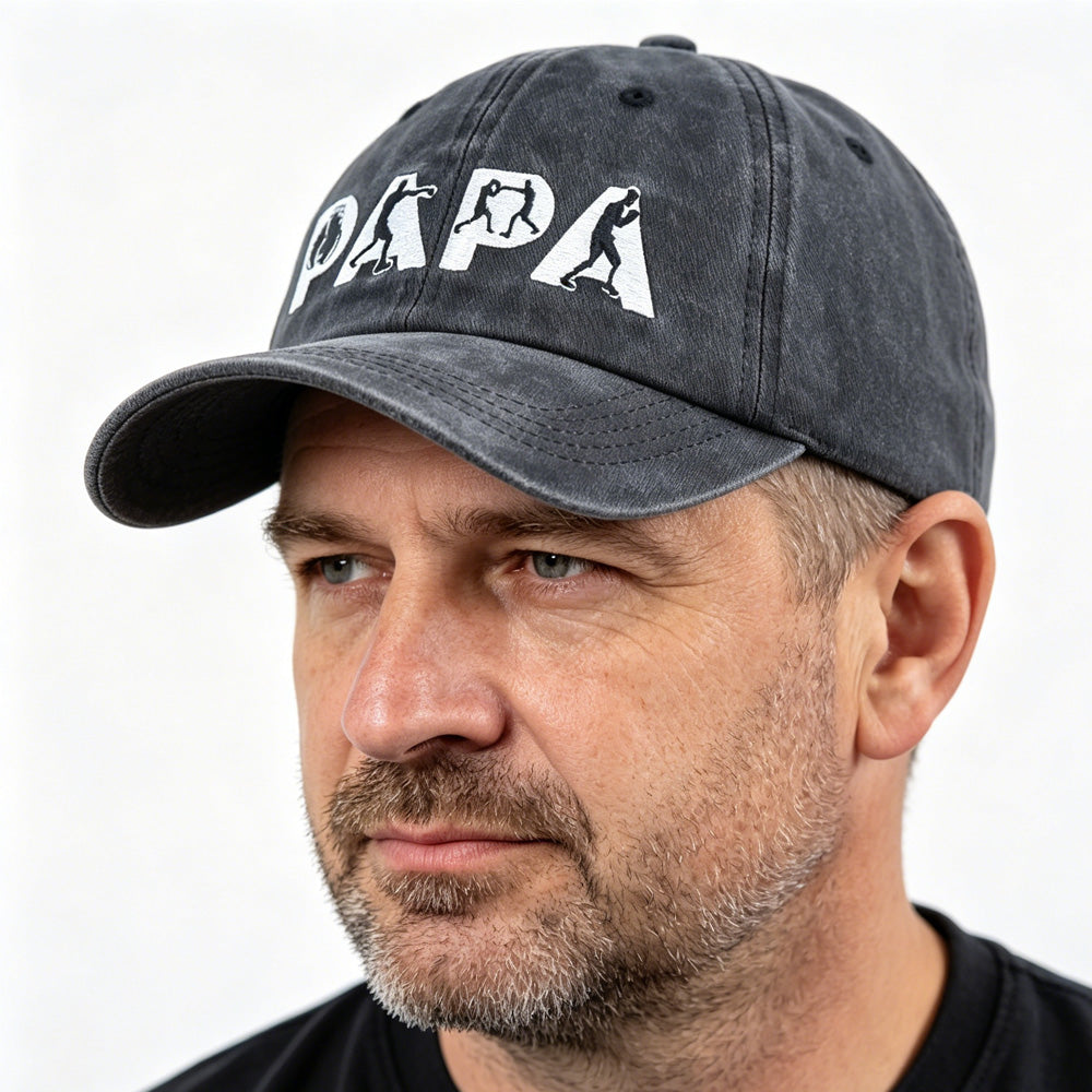 PAPA Casquette de baseball brodée pour hommes