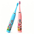 Enfants Sonic électrique brosse à dents IPX6 imperméable Caricature colorée pour enfant utilisation souple