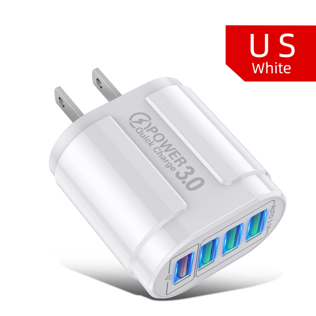 Chargeur en plastique pour téléphone intelligent à port unique