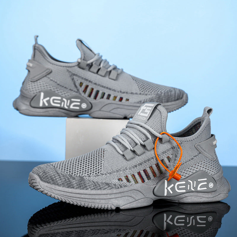 Plus Taille Hommes Sports Mesh Surface Soft Bottom Respirant Chaussures Casual
