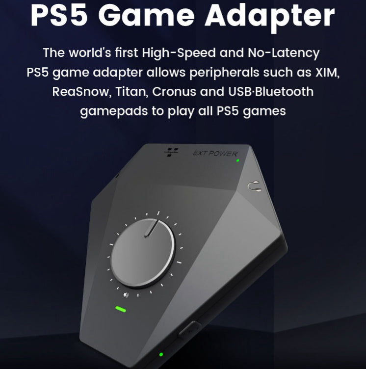 PS5 Jeu Keyboard Mouse Converter P5 Adaptateur Macro Bouton personnalisé