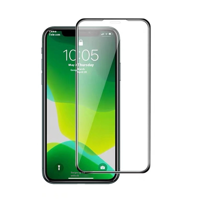 Airbag Protecteur d'écran en verre trempé pour téléphone portable plein écran