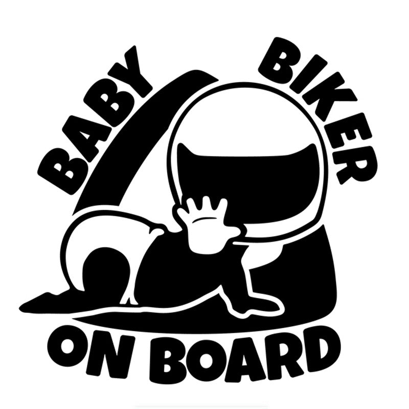 Stickers Bébé à bord Personality Warning Car