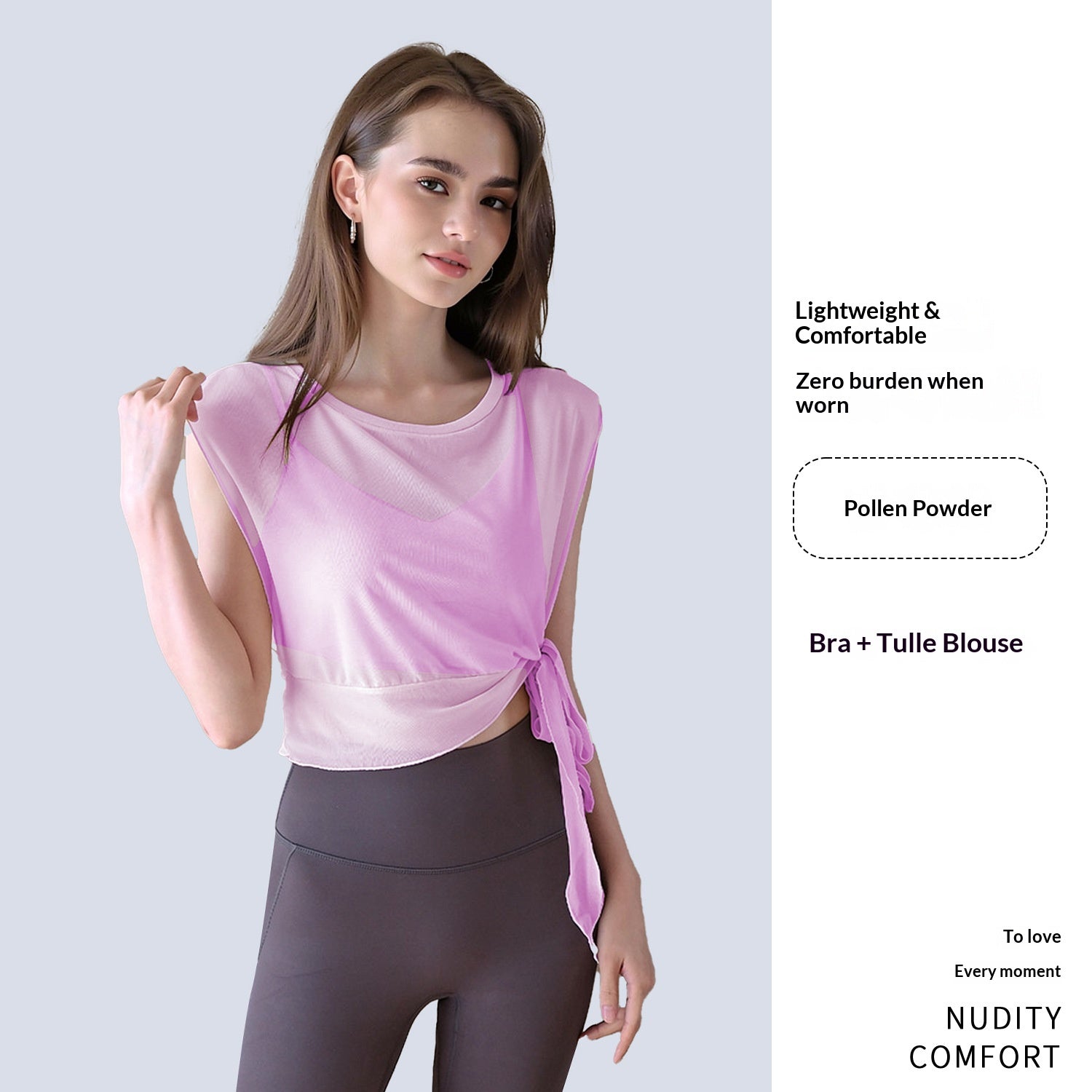 Outfit de yoga 2 pièces d'été