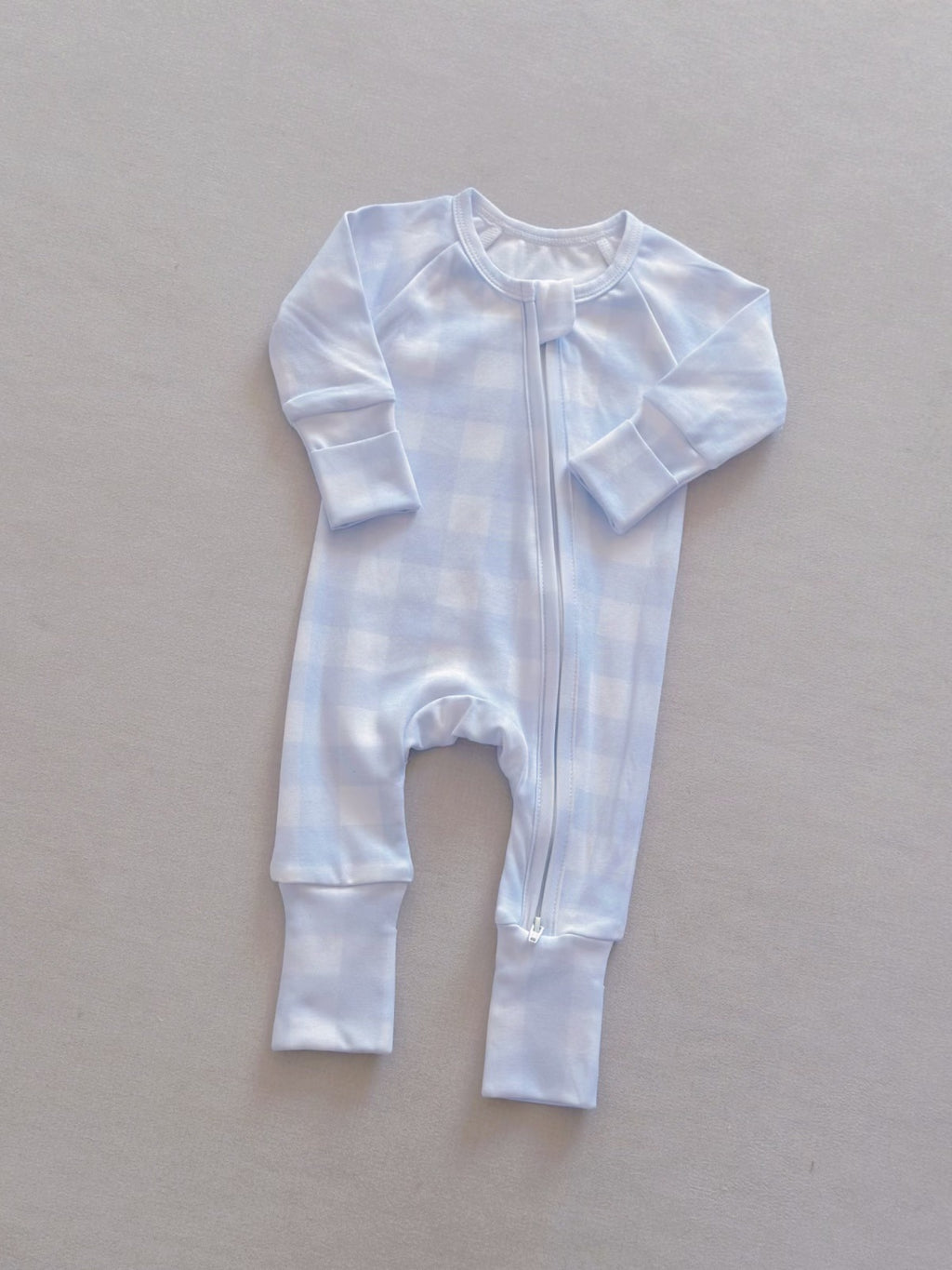 Nouveau style Baby Plaid Onesie Romper
