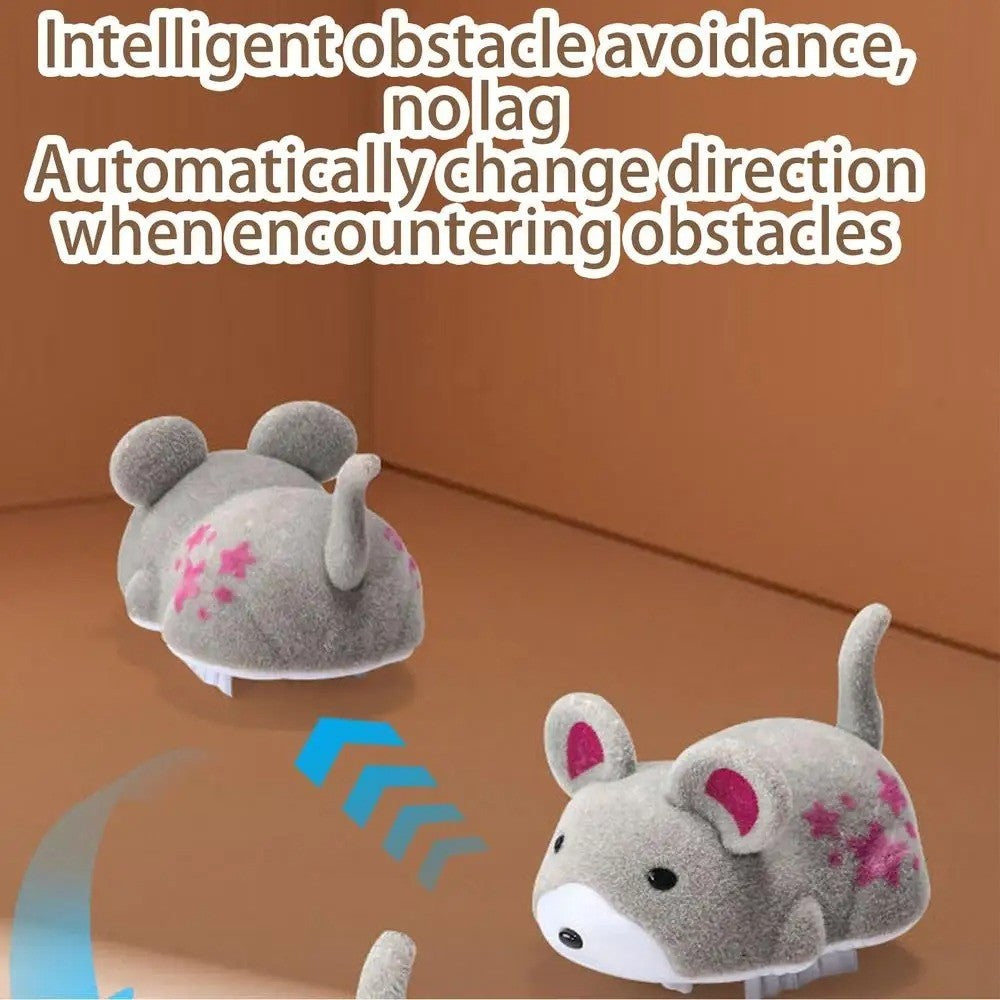 Avec Fu N Sounds Jouet interactif de hamster pour chats Jouet d'exercice pour animaux de compagnie
