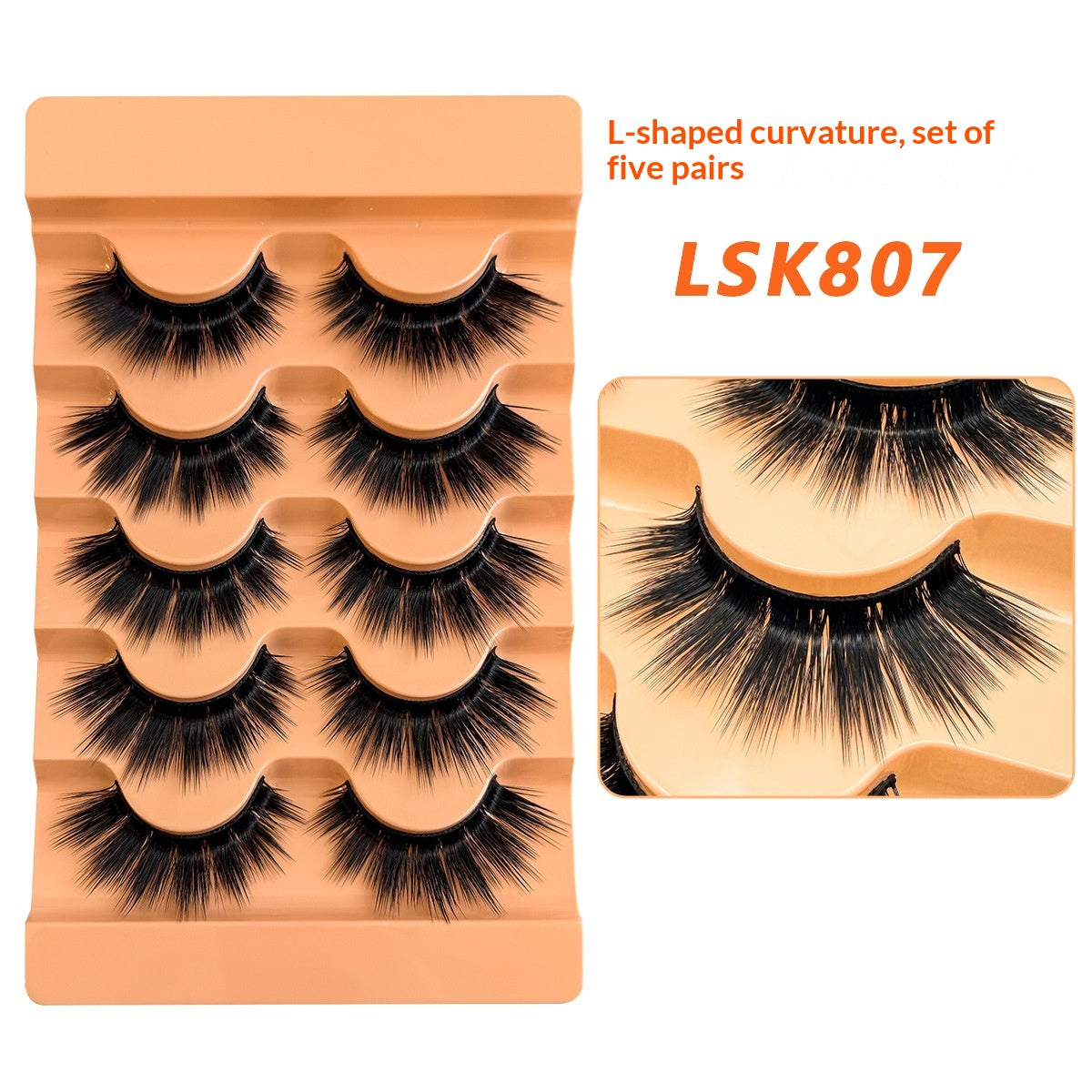 Faux cils Style à bande unique