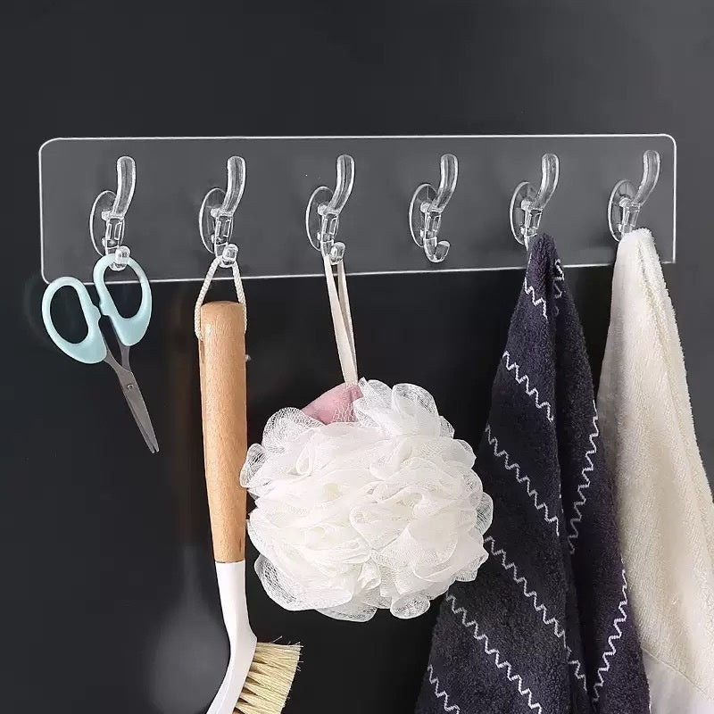 Crochets muraux sans perçage Crochets adhésifs multi-lignes forts laisser aucun marque