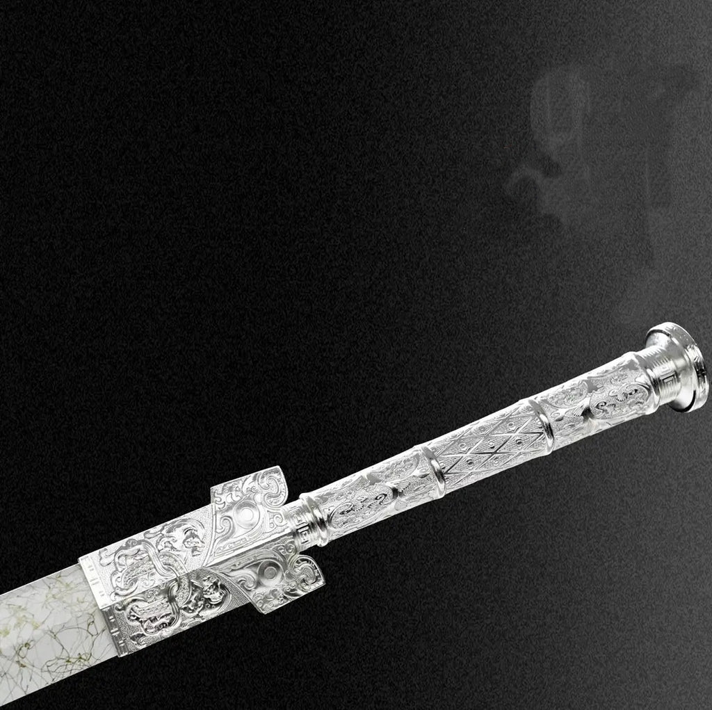 Épée Xuanhong Une pièce en acier à haute teneur en manganèse Arme à froid collectible non affûtée