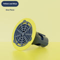 Drain de tourbillon-jaune bleu-1 pièce