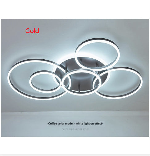 Salon LED lampe moderne éclairage Minimalist installations contemporaines