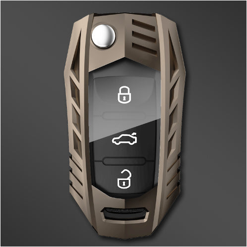 Metal Mecha Golf Auto Key Shell Ensembles de Shell de protection