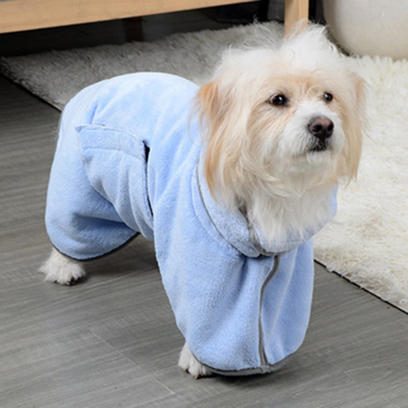 Sèche-linge rapide Serviette de bain absorbante chien peignoir Serviette de bain de chien pour chiens chats microfibre