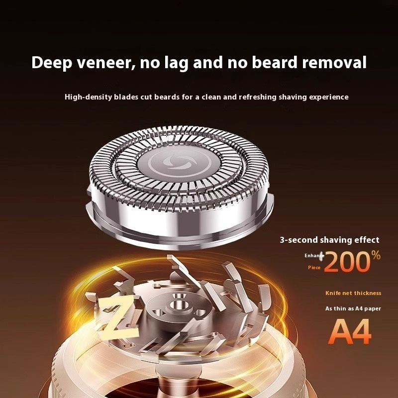 Mini Entièrement lavable Lame Portable Super Clean Rasoir Électrique Homme