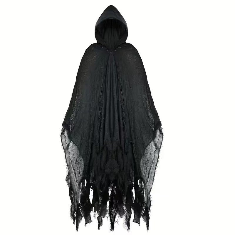 Halloween Witch Cloak Crâne modèle vêtements Costume de mort Props