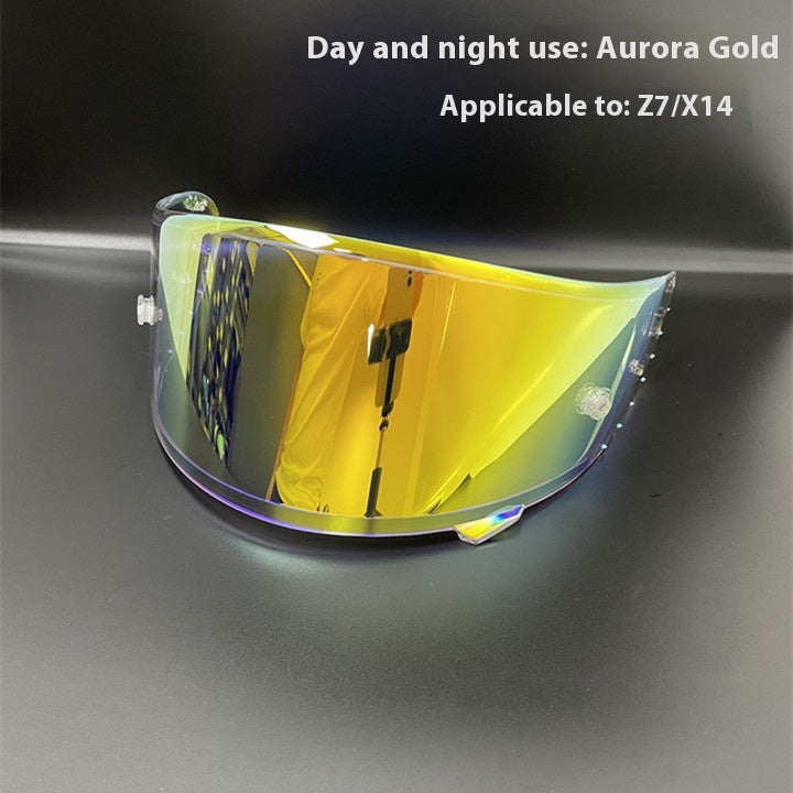 Suitable for RYD Electroplating Lens Full Face Helmet Sunscreen Lens Antifog Set