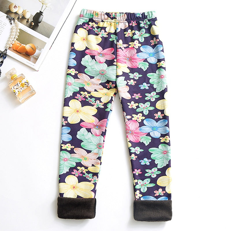 Filles Fine-Flannel PrintempsAutomne Vêtements de dessus Pantalons lait-viscose
