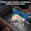 Housse de siège de voiture de chien imperméable à l'eau Protecteur de siège arrière inférieur rigide